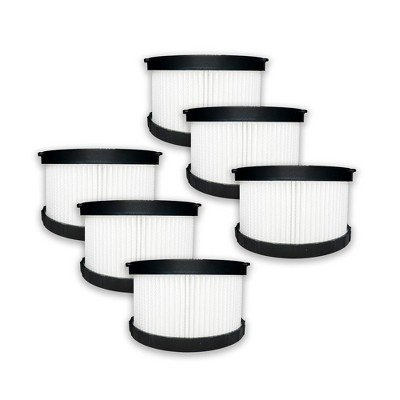 Nispira DC515 True HEPA Vacuum Filter Replacement for DeWalt Cordless and Corded DC5151H DC515 DCV517 DCV517B 6 Pack