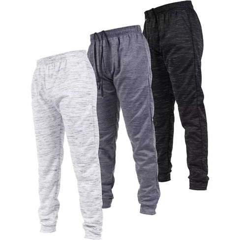 Ultra Performance Mens 3 Pack Joggers | Mens Marled Colored Athletic ...