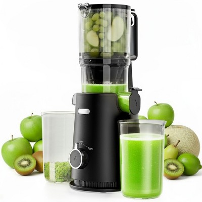 Aeitto Cold Press Juicer,juicer machine with 4.35" Large Feed Chute Fit Whole Fruits and Vegetables & Easy to Clean