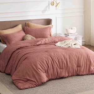 BAGOKIE 3-Piece Bed in a Bag Comforter Set - 1 of 4