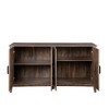 Maliang 4 Doors Decorative Storage Cabinet with 4 open shelves, Freestanding Sideboard Storage Cabinet for Living Room - 2 of 4