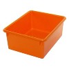 Romanoff Products Romanoff Stowaway Plastic 5" Letter Box (No Lid) Orange Pack of 3 (ROM16109-3) - 2 of 2