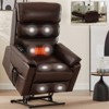 CLIHOME Leatherette Dual Motor Infinite Position Power Lift Recliner Chair with Power-Remote, Heat Massage and Heavy Duty Motion Mechanism - 2 of 4