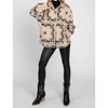 Women's Paisley faux-shearling Button Down Jacket - Elleborn - 4 of 4