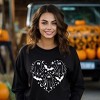 Simply Sage Market Women's Graphic Sweatshirt Ghosts Heart - 2 of 4