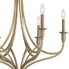 Minka Lavery Brushed Honey Gold Chandelier 28" Wide Modern 6-Light Fixture for Dining Room House Foyer Kitchen Entryway Bedroom - 3 of 3