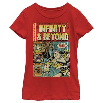 Girl's Toy Story Buzz Lightyear Comic Cover T-Shirt