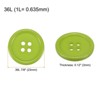 Unique Bargains Sewing Resin Round Flat 4-Hole Replacement Craft Buttons 20 Pcs - 2 of 4