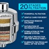 Cobbe High Pressure Chrome Filtered Shower Head Combo, Rain Shower Head with 20 Stage Shower Head Filter for Hard Water, Adjustable Replacement Filter - 3 of 4