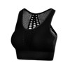 Women's Mesh Ventilated Sports Bra - Seamless Racerback Workout Top with Supportive Compression - 4 of 4