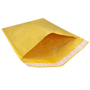 UOFFICE Pack of 100 Kraft Bubble Mailers 14.25" x 20" - #7 Self-Seal Padded Envelopes - 1 of 4