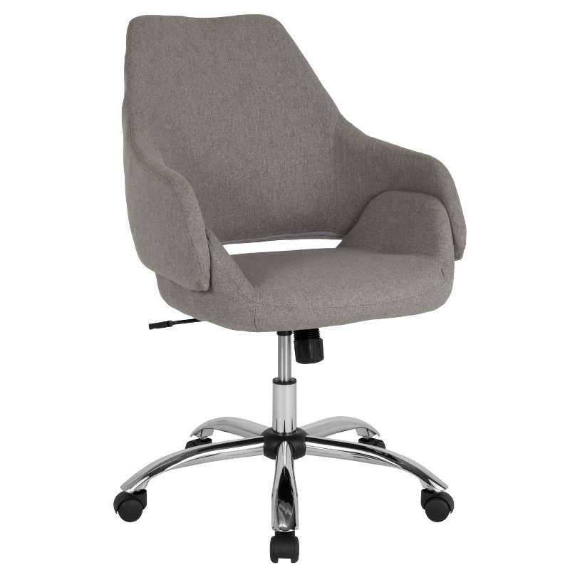 Merrick Lane Office Chair Ergonomic Executive Mid-Back Design With 360° Swivel And Height Adjustment, 1 of 17