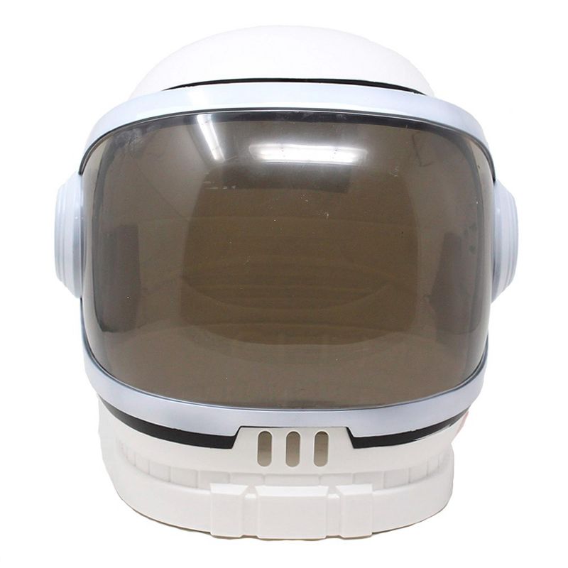 Astronaut Space Helmet Child Costume Accessory with Movable Visor Birthday Halloween Party Favor Supplies, Girls, Boys, Kids, 3 of 6