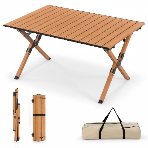 Wooden Camping Table, Folding Table, Portable Picnic Table, Low Table,  Travel Table, Gift for Camper 