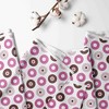 Bacati - Mod Dots/Strps Pink Crib or Toddler Bed Skirt - 3 of 3