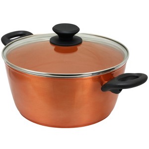 Gibson Eco Friendly Home Hummington 4.5 Quart Dutch Oven with Lid in Metallic Copper - 1 of 4