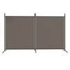 vidaXL 2-Panel Room Divider Anthracite 137"x70.9" Fabric - 3 of 4