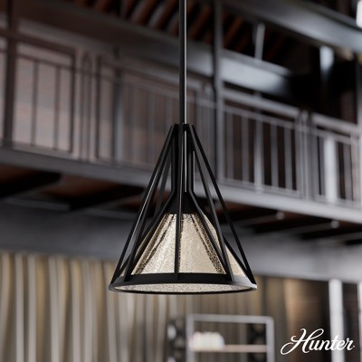 Rafner Small Black Mercury Glass Pendant Light