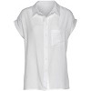 Women's Short Sleeve Button Up Top - LASCANA - 2 of 4