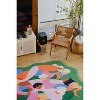 Lany Space Maggie Stephenson Unique Shaped Harmonia Community Green Rug - 4 of 4
