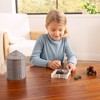 ERTL 1/64 Case IH Grain Bin Set with Tractor, Cattle, Hay Bales & Fence Everyday Play 44458 - 4 of 4