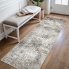 Abynow Faded Modern Abstract Rustic Indoor Area Rug - 2 of 4
