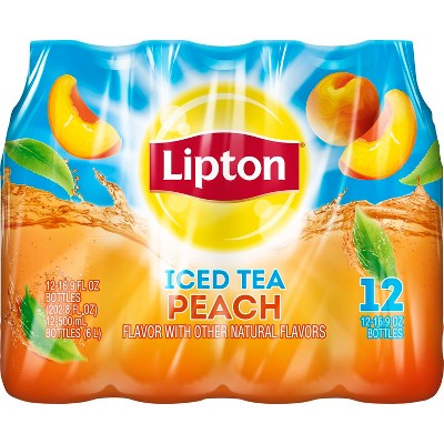 Lipton Peach Iced Tea - 12pk/16.9 fl oz Bottles