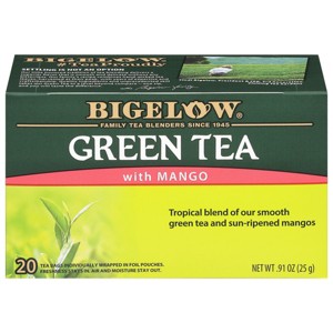 Bigelow Green Tea with Mango case of 6/18 - 1 of 4