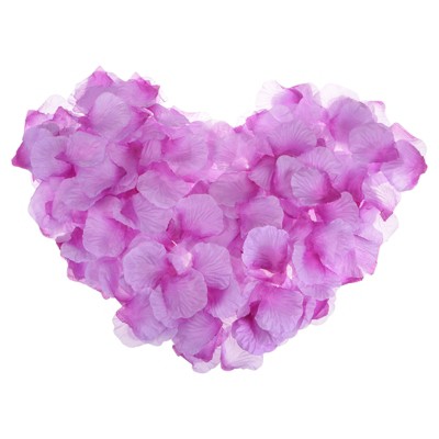 Unique Bargains Decoration Wedding Party Silk Artificial Flower Petals Dark Purple 3000 Pcs