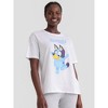 Seven Times Six Bluey T-Shirt Women's Character Sketches Design Two-Sided Tee - 2 of 4