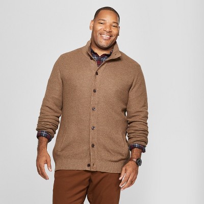 big and tall mens cardigan