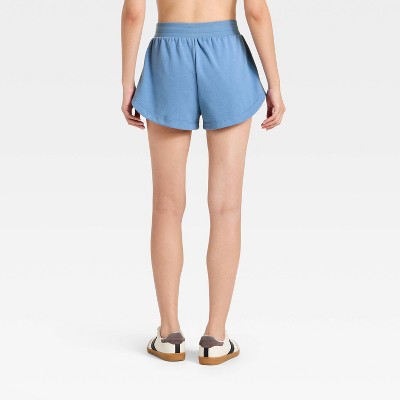 Women Active Comfort French Terry High-Rise Shorts 2.5″ – All In Motion
