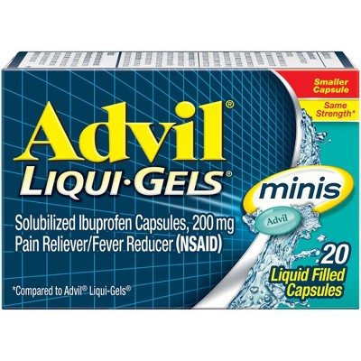 Advil Pain Reliever/Fever Reducer Liqui-Gel Minis - Ibuprofen (NSAID)