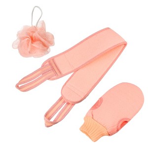 Unique Bargains Shower Bath Brush Kit 8.66"x4.72" 1 Set - 1 of 4