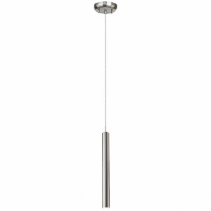 Access Lighting Pipeline 1 - Light Pendant in  Brushed Steel - 1 of 3