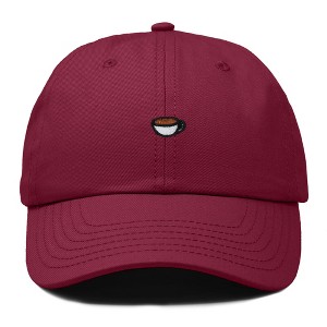 Dalix Lil Coffee Embroidered Cotton Cap Summer Food Outdoor Dad Hat Womens - 1 of 4