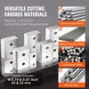 VEVOR Electric Rebar Cutter Blade, 6 PCS 20/22mm Cutting Diameter, HRC58-60 Hard Hydraulic Rebar Blade Replacement Jaw Blades, Silver - 4 of 4