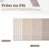 Extra Long Non - Slip Shower Mat with Suction Cups and Drain Holes - 34x 15.4 Inch Gradient Beige - 4 of 4
