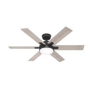 Hunter Georgetown 52 in. Matte Black LED Indoor Ceiling Fan - 1 of 1