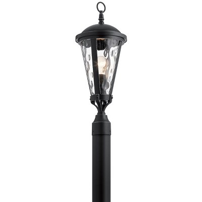 Kichler Lighting Cresleigh 1 - Light Post Light in  Black/Silver