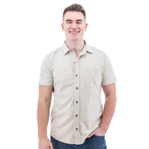 Old Ranch Brands Men's Jackson Organic Knit Button Up Shirt - 1 of 4