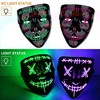 Garvee [2PACK]X-EYE Scary Mask LED Mask---LED Light Up Mask EL Wire Light Up - 4 of 4