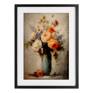Stupell Industries Floral Romance Bouquet Framed Print Under Glass - 1 of 4