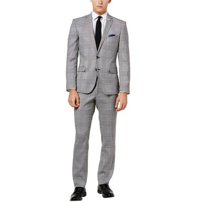 Nick Graham Mens Slim-Fit Stretch Two Button Formal Suit