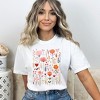 Simply Sage Market Women's Pink Floral Short Sleeve Garment Dyed Tee - 2 of 2