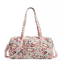 Vera Bradley Women's Recycled Cotton Small Travel Duffel Bag 