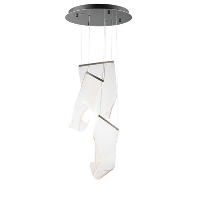 ET2 Lighting Rinkle 3 - Light Pendant in  Brushed Gunmetal