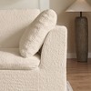 110" Cloud L-Shaped Convertible Sectional Sofa, Ottoman, 7 Throw Pillows, No Assembly - 4 of 4