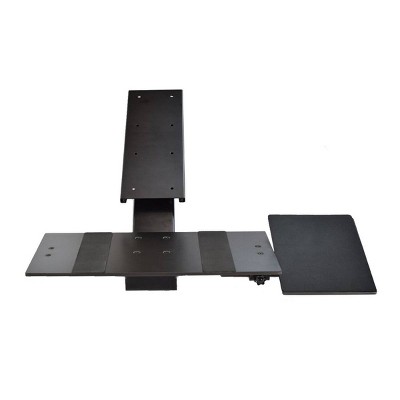 Under Desk Computer Keyboard Tray Black - Uncaged Ergonomics
