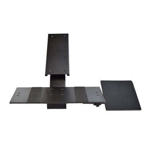 Uncaged Ergonomics KT1 Ergonomic Keyboard Tray - Adjustable Height and Tilt  - Steel - Black in the Office Accessories department at